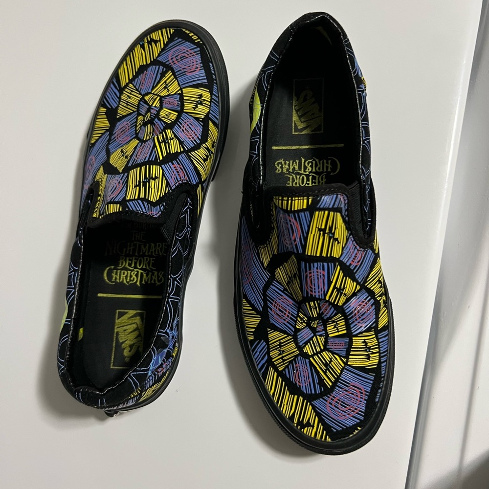 Nightmare before Christmas vans OOGIE Boogie glow in dark